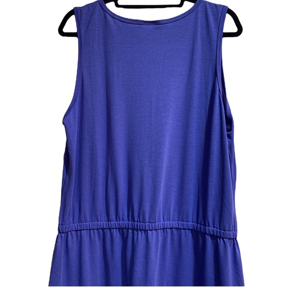 LuLaRoe Summer Dress Blue 2XL NWT - Picture 3 of 8